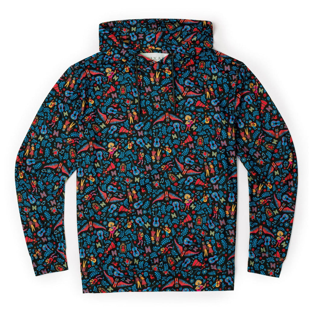 RSVLTS Music In Me Performance Hoodie in Multicolor — front view
