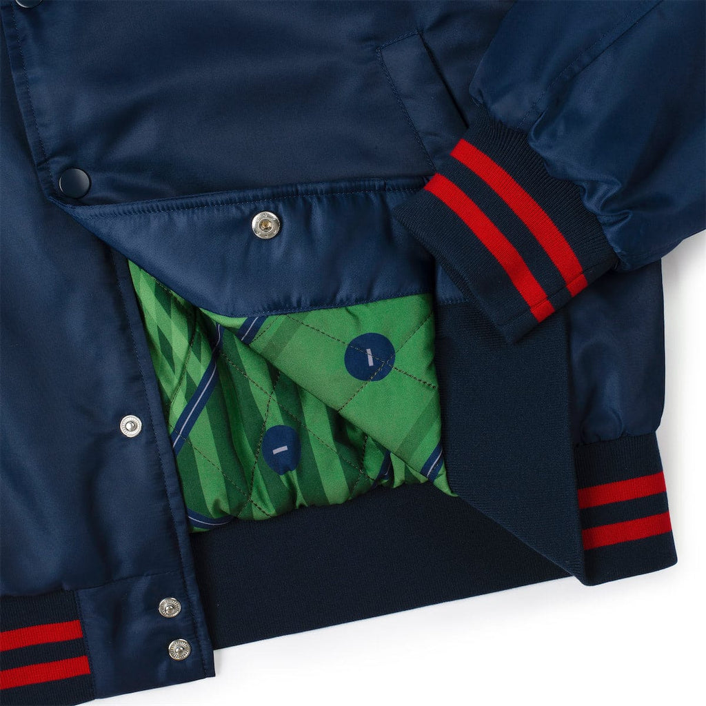 RSVLTS Roosevelts Ball Club Coach Jacket in Blue — detail 9