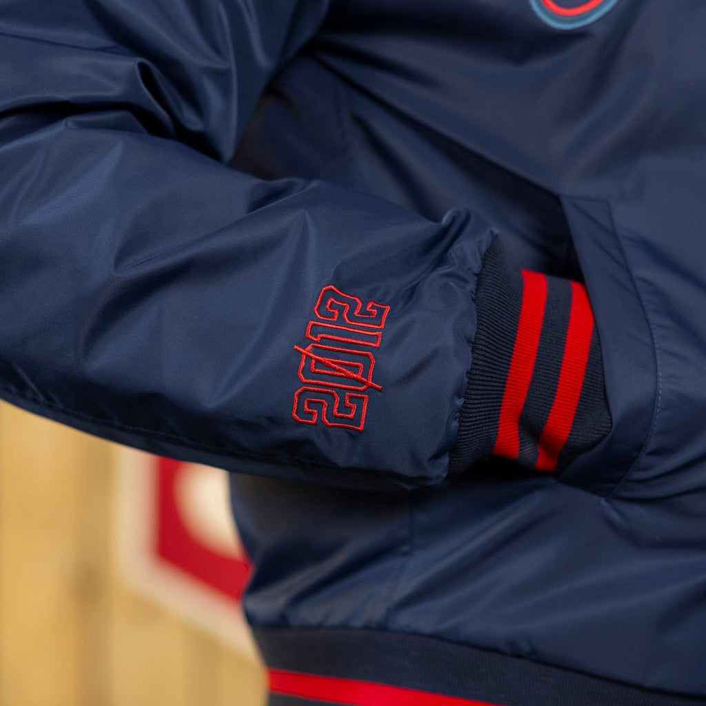 RSVLTS Roosevelts Ball Club Coach Jacket in Blue — detail 8