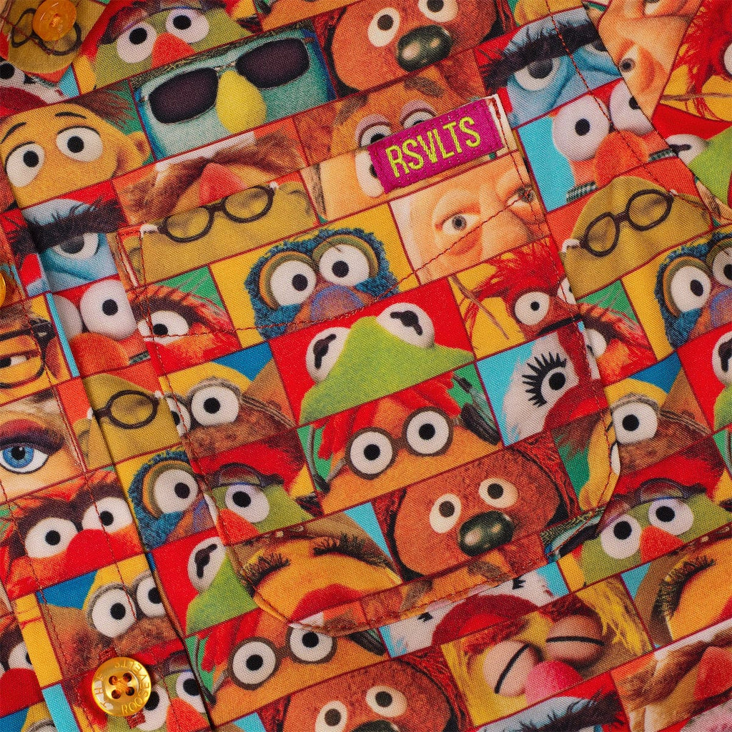 RSVLTS Muppet Vision Preschool KUNUFLEX Short Sleeve Shirt in Multicolor — detail 4