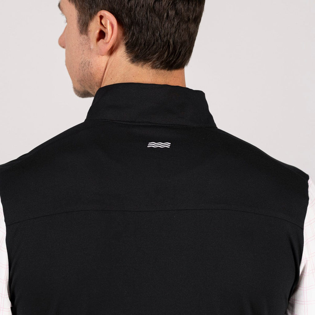 RSVLTS Finance Bro Black (Crest) Quarter Zip in Black — detail 6