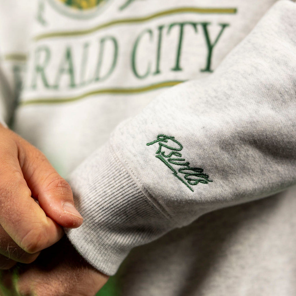 RSVLTS Emerald City Crewneck Sweatshirt in Green — detail 6