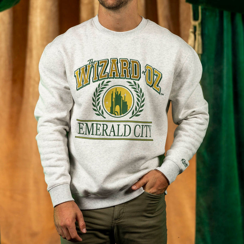 RSVLTS Emerald City Crewneck Sweatshirt in Green — detail 5