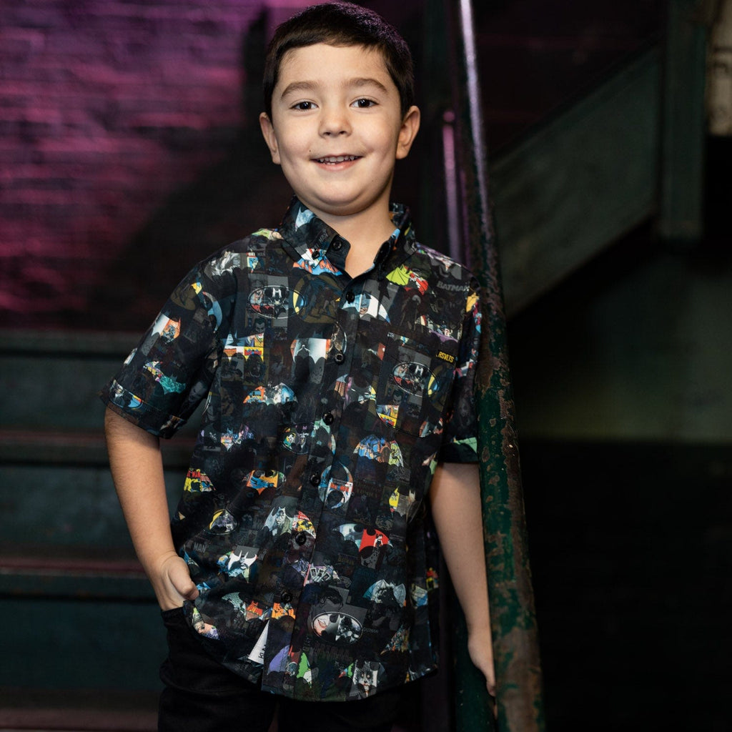 RSVLTS Age of the Bat Youth KUNUFLEX Short Sleeve Shirt in Black — detail 3
