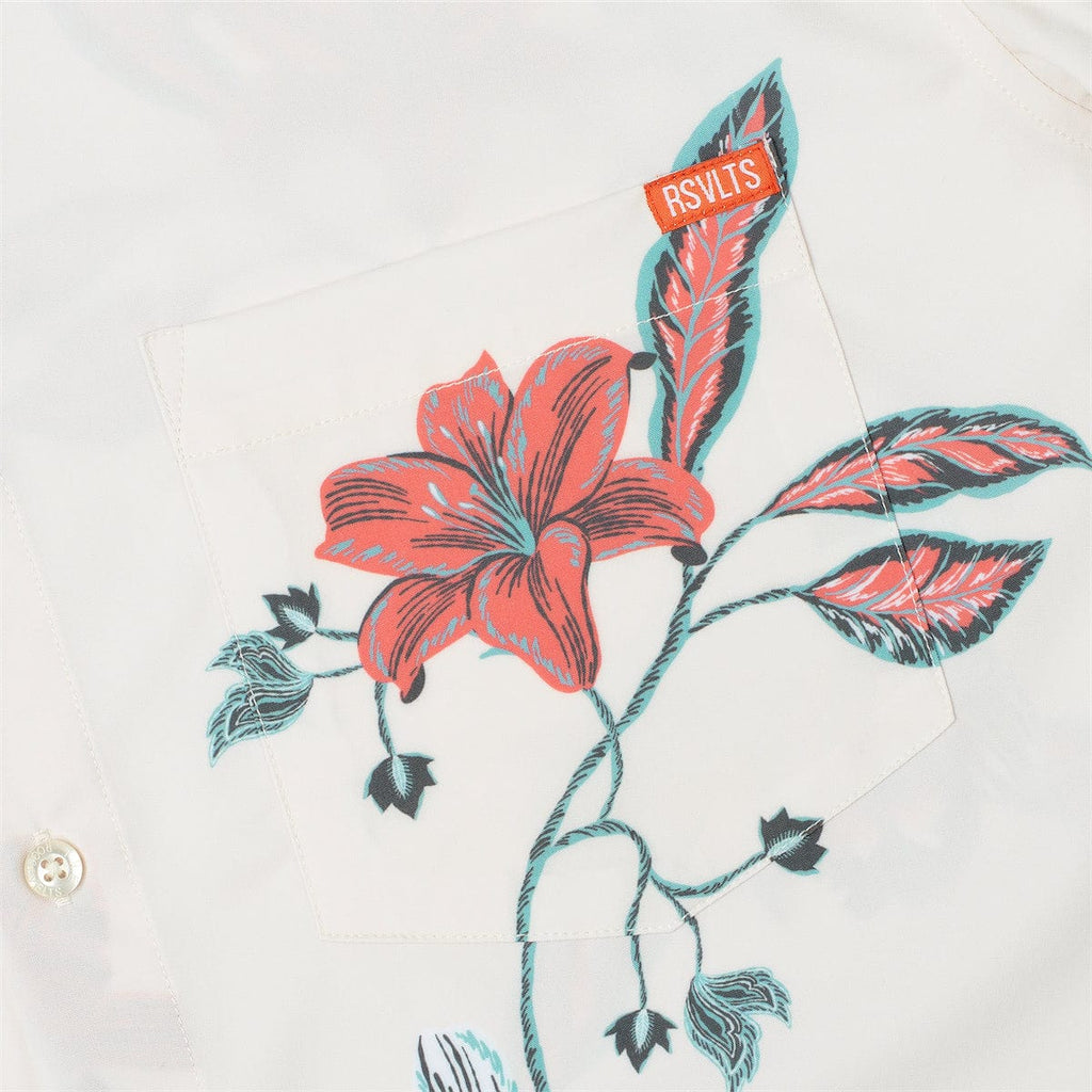 RSVLTS Water the Plants KUNUFLEX Short Sleeve Shirt in Neutral — detail 8