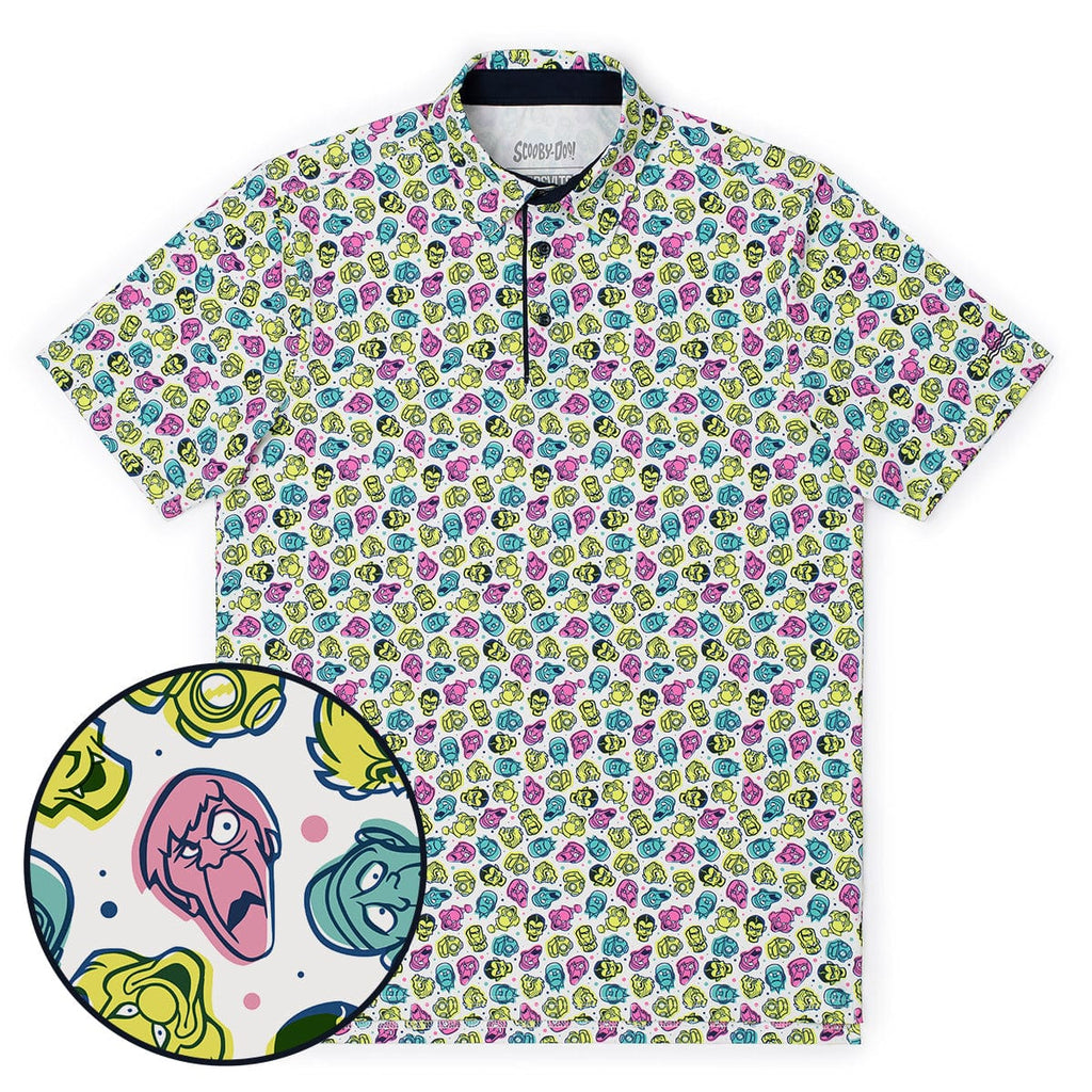 RSVLTS Phantom Faces All-Day Polo in Multicolor — front view