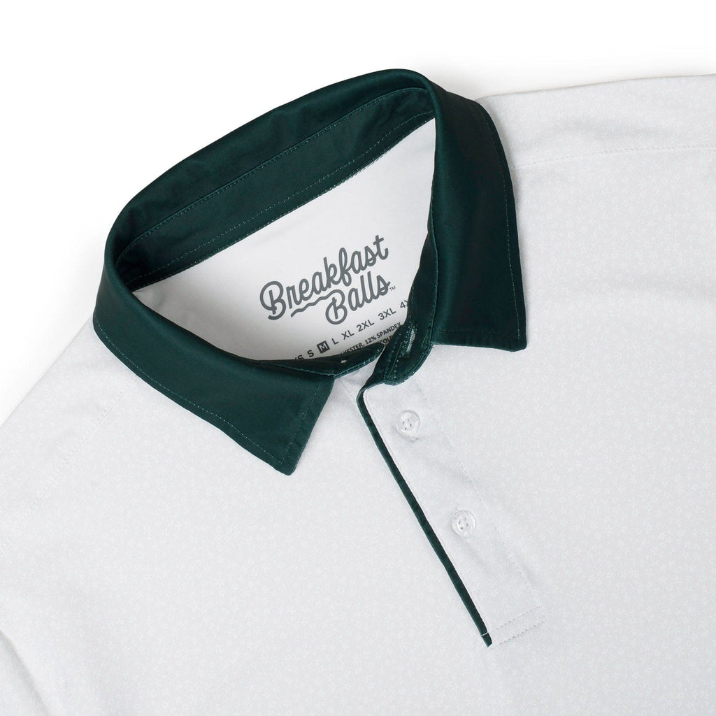 RSVLTS Tiny Florals All-Day Polo in White — detail 6