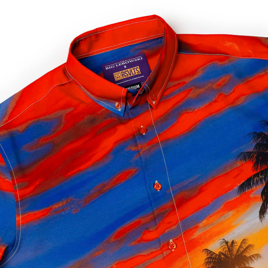 RSVLTS Strikes and Gutters KUNUFLEX Short Sleeve Shirt in Multicolor — detail 5