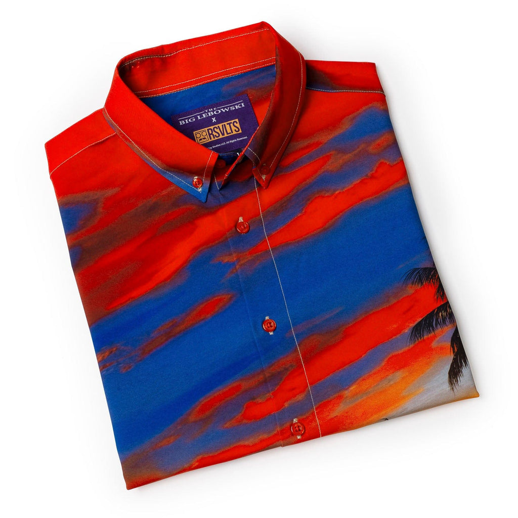 RSVLTS Strikes and Gutters KUNUFLEX Short Sleeve Shirt in Multicolor — detail 7