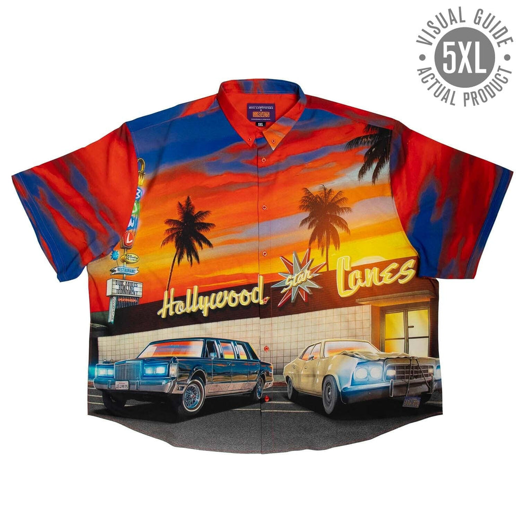 RSVLTS Strikes and Gutters KUNUFLEX Short Sleeve Shirt in Multicolor — detail 16