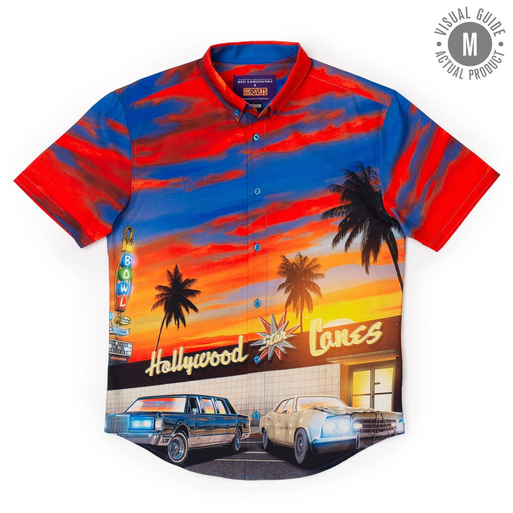 RSVLTS Strikes and Gutters KUNUFLEX Short Sleeve Shirt in Multicolor — detail 10