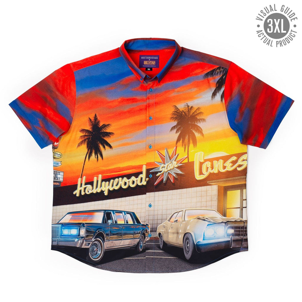 RSVLTS Strikes and Gutters KUNUFLEX Short Sleeve Shirt in Multicolor — detail 14
