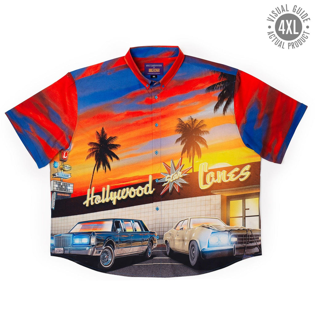 RSVLTS Strikes and Gutters KUNUFLEX Short Sleeve Shirt in Multicolor — detail 15