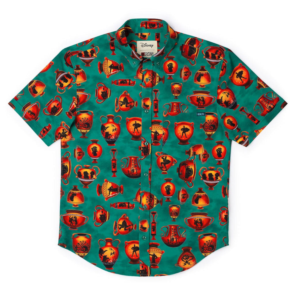 RSVLTS Vases of Valor KUNUFLEX Short Sleeve Shirt in Green — detail 8
