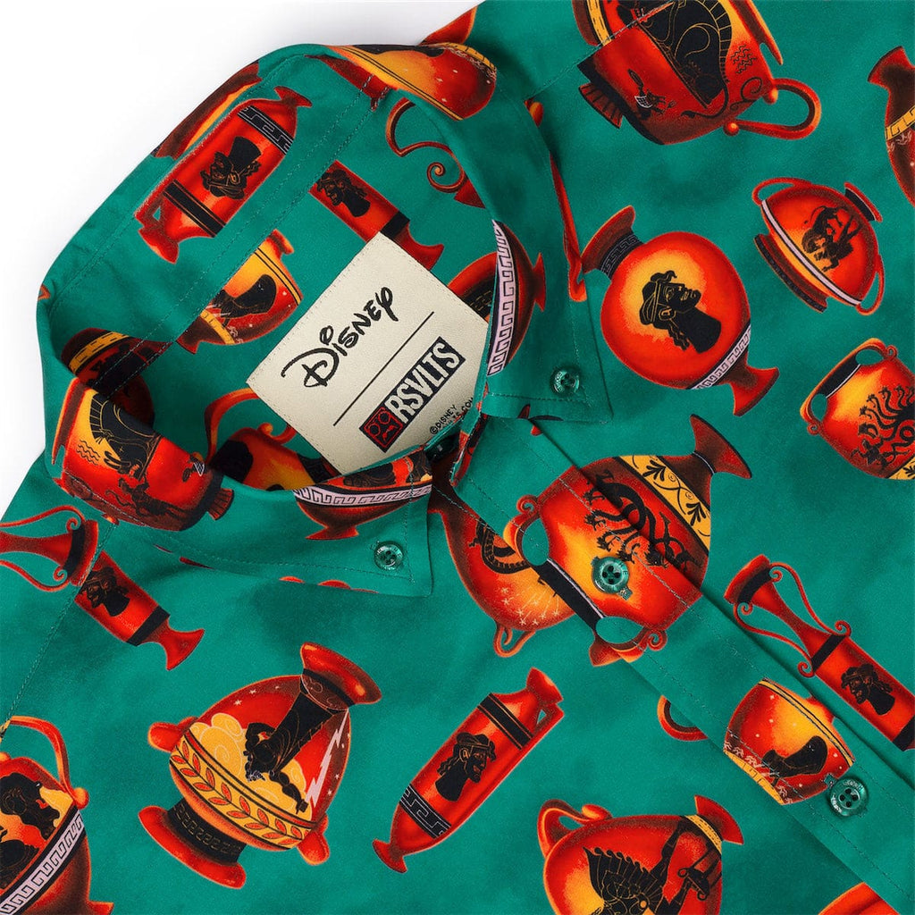 RSVLTS Vases of Valor KUNUFLEX Short Sleeve Shirt in Green — detail 9