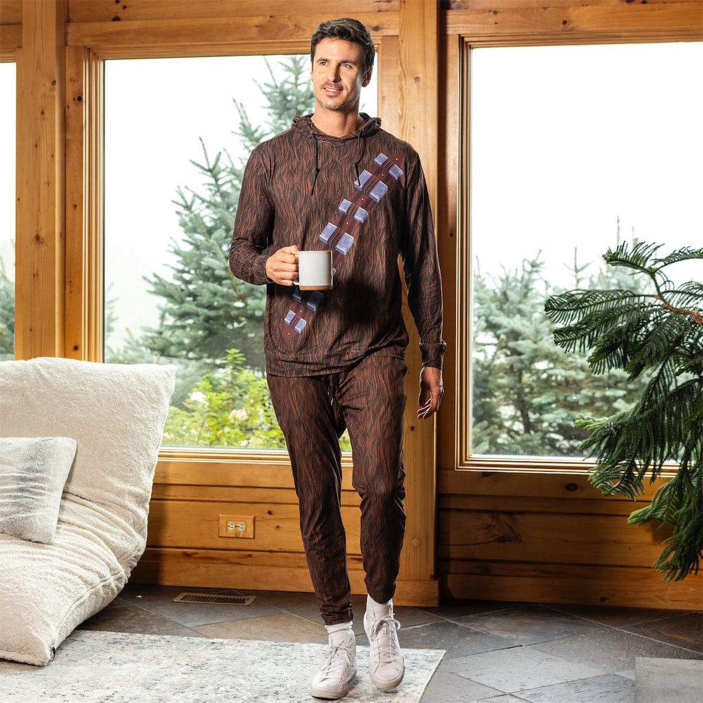 RSVLTS The Chewie Performance Hoodie in Brown — detail 7