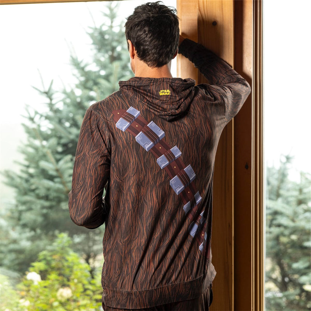 RSVLTS The Chewie Performance Hoodie in Brown — detail 6