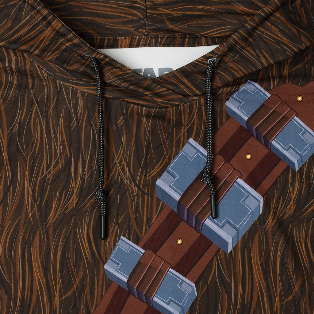 RSVLTS The Chewie Performance Hoodie in Brown — detail 8