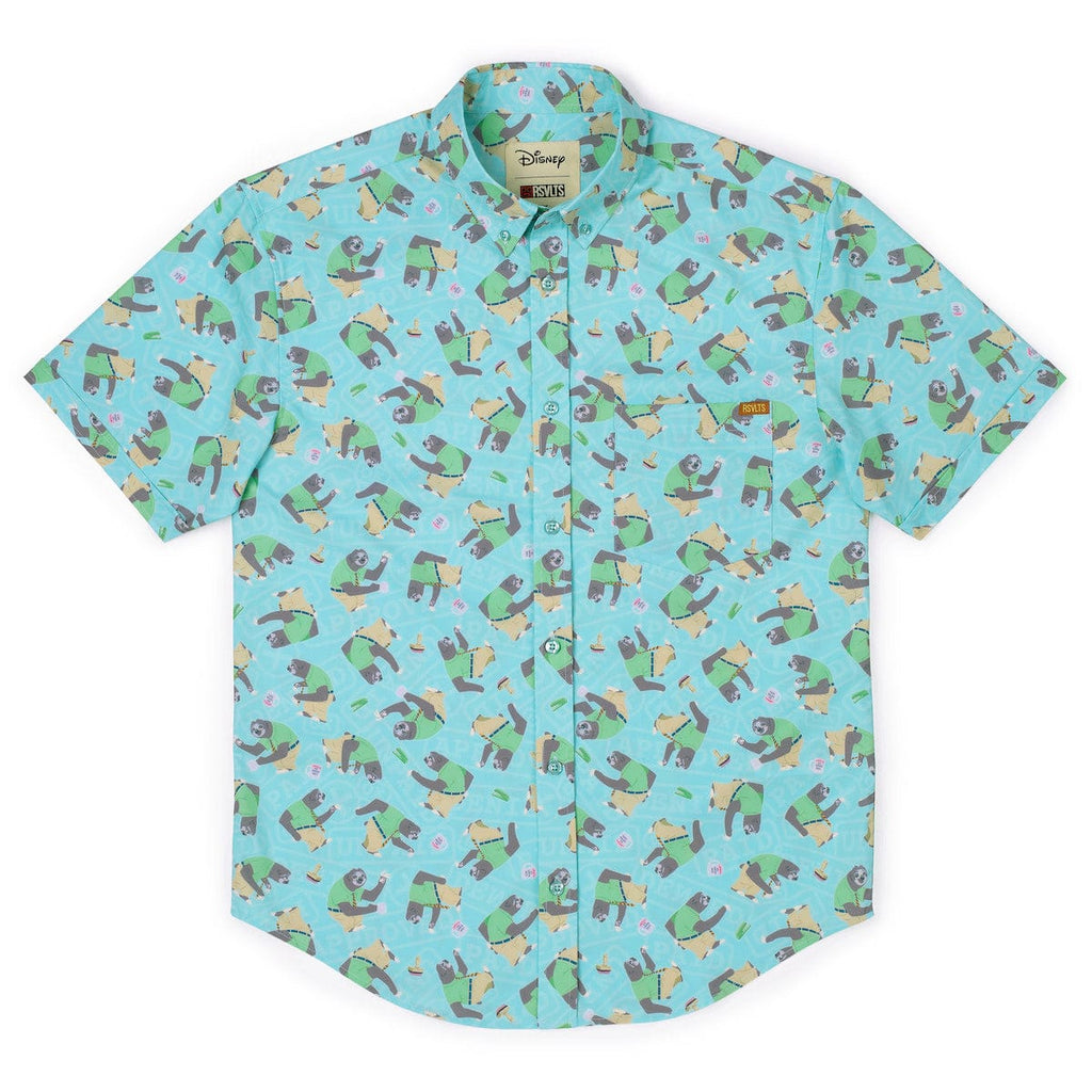 RSVLTS In a Flash! KUNUFLEX Short Sleeve Shirt in Blue — detail 10