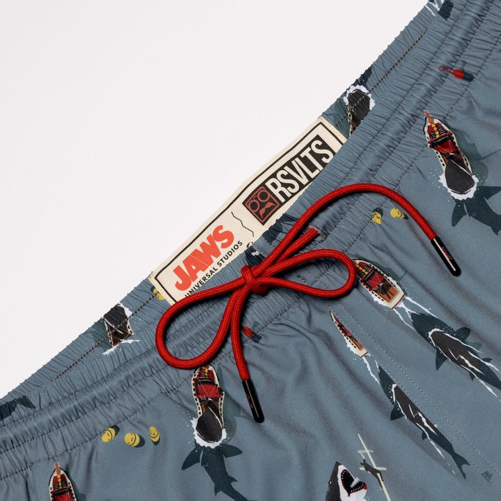 RSVLTS Battle of Amity Hybrid Shorts in Gray — detail 2
