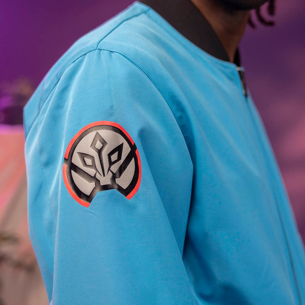 RSVLTS Thrawn Reversible Bomber Jacket in Blue — detail 6