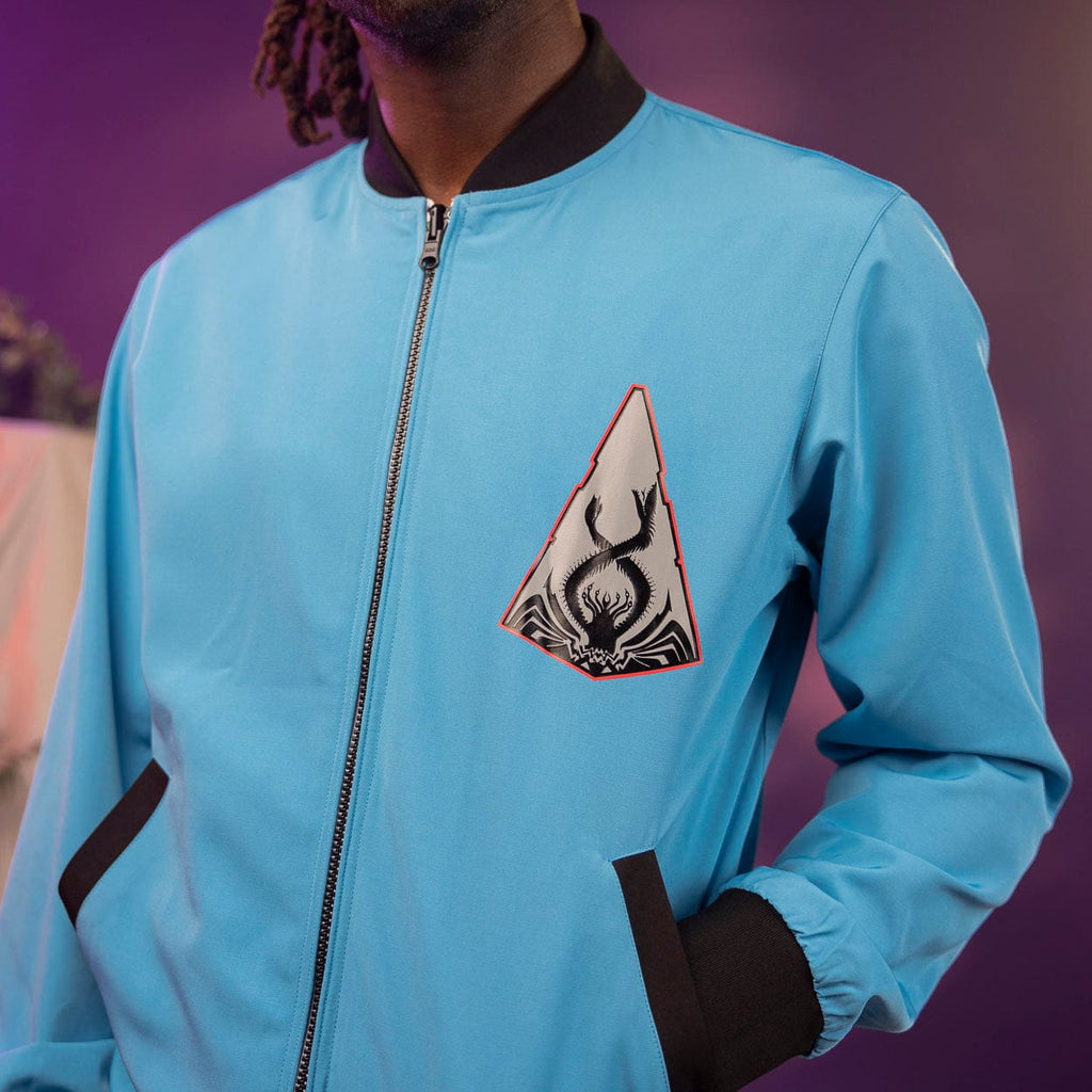 RSVLTS Thrawn Reversible Bomber Jacket in Blue — detail 3