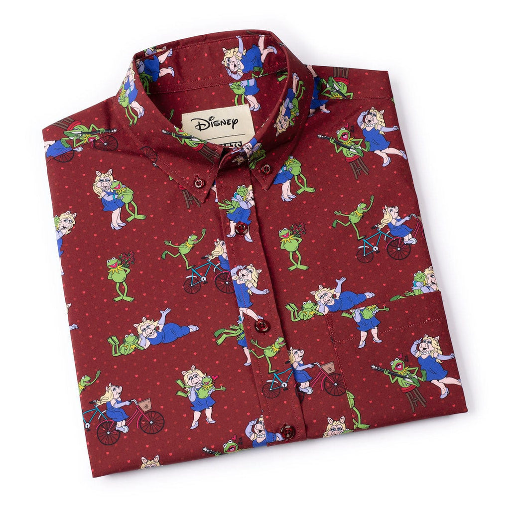 RSVLTS Oh, Kermie! KUNUFLEX Short Sleeve Shirt in Red — detail 8