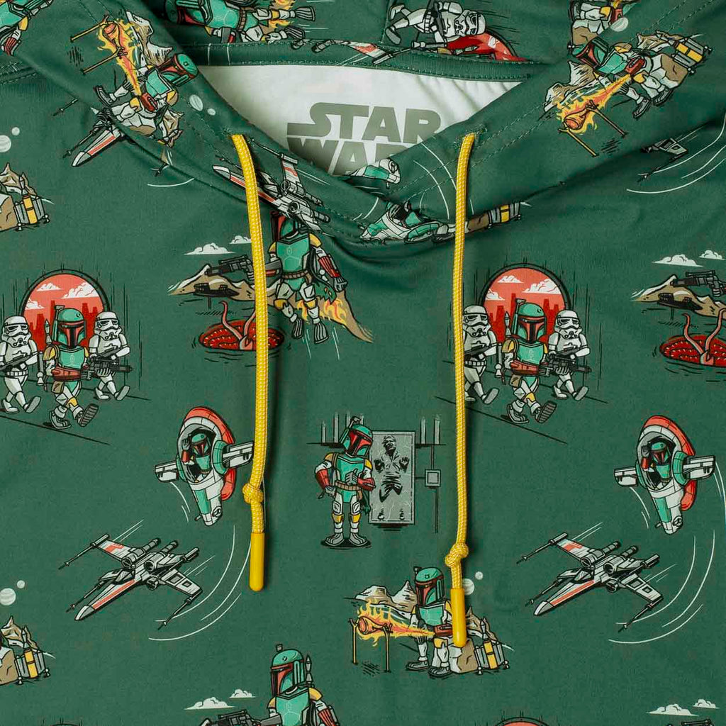 RSVLTS A Bounty a Day Performance Hoodie in Green — detail 5