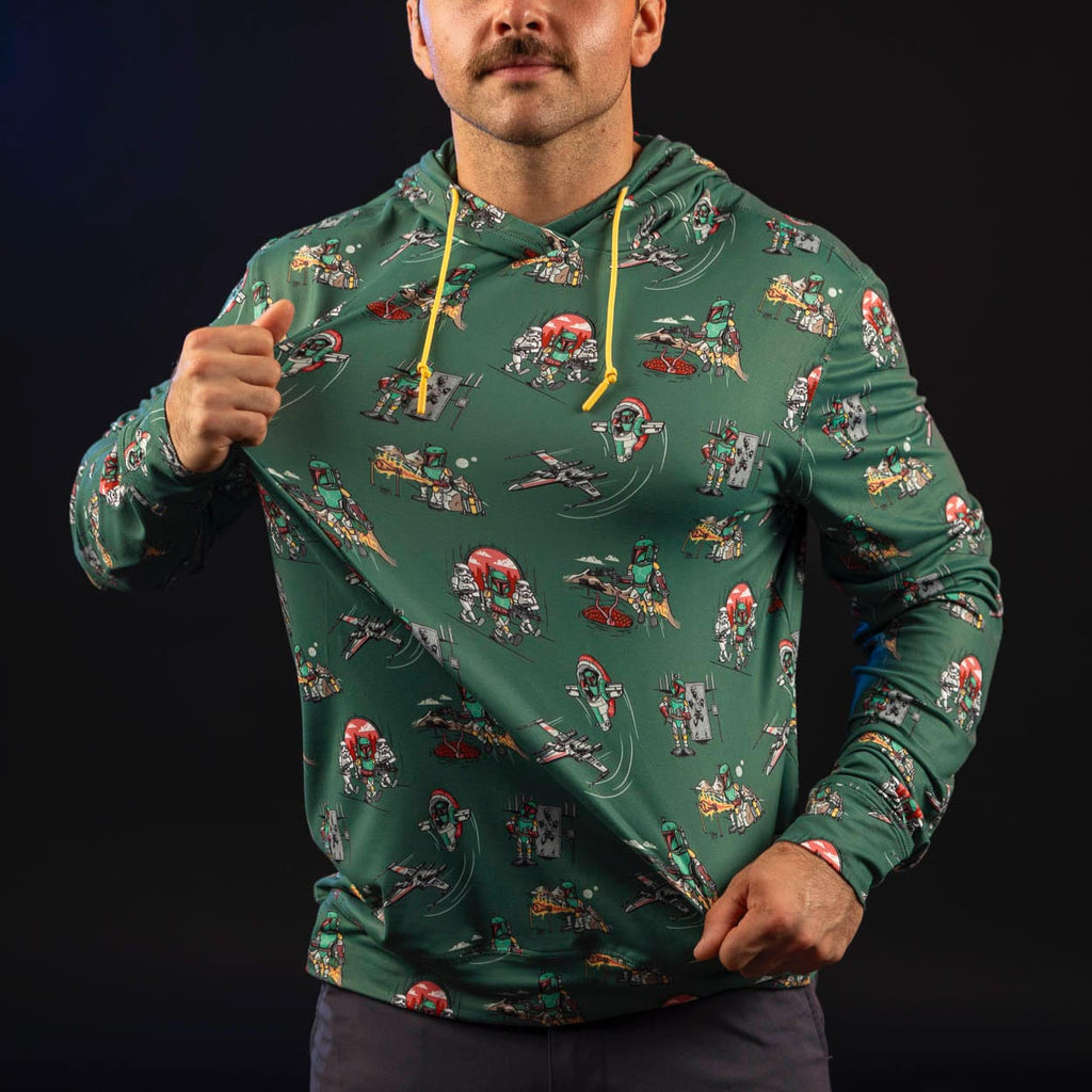 RSVLTS A Bounty a Day Performance Hoodie in Green — detail 7