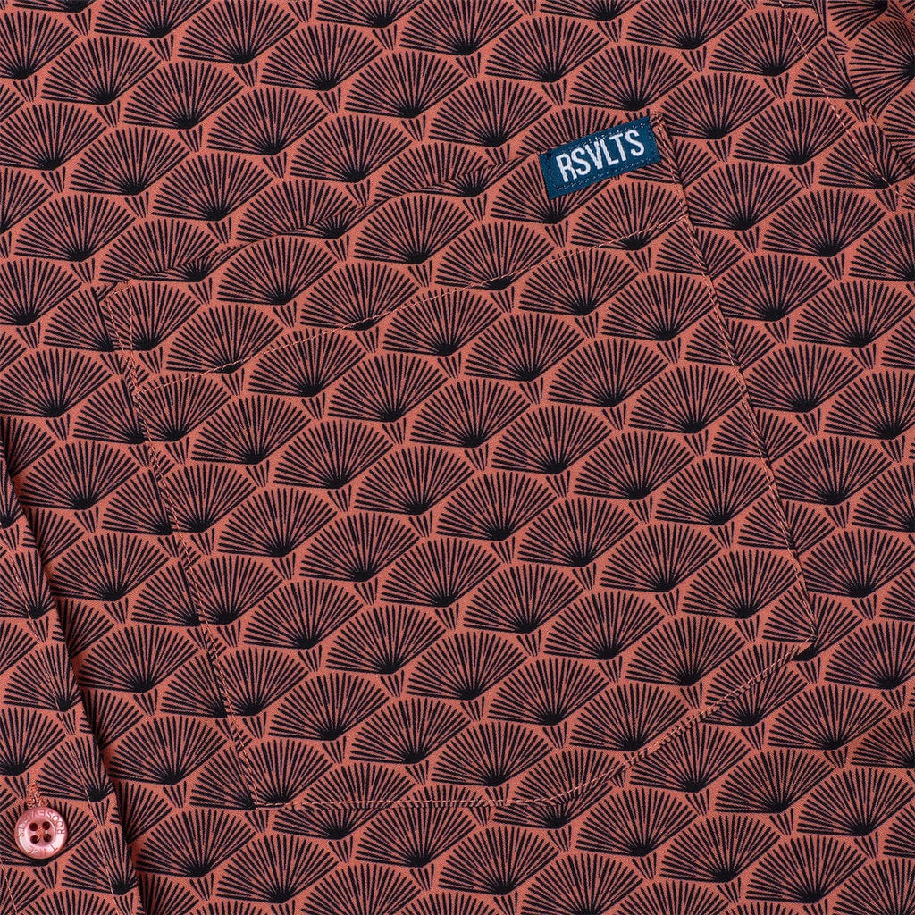 RSVLTS Array KUNUFLEX Short Sleeve Shirt in Red — detail 5