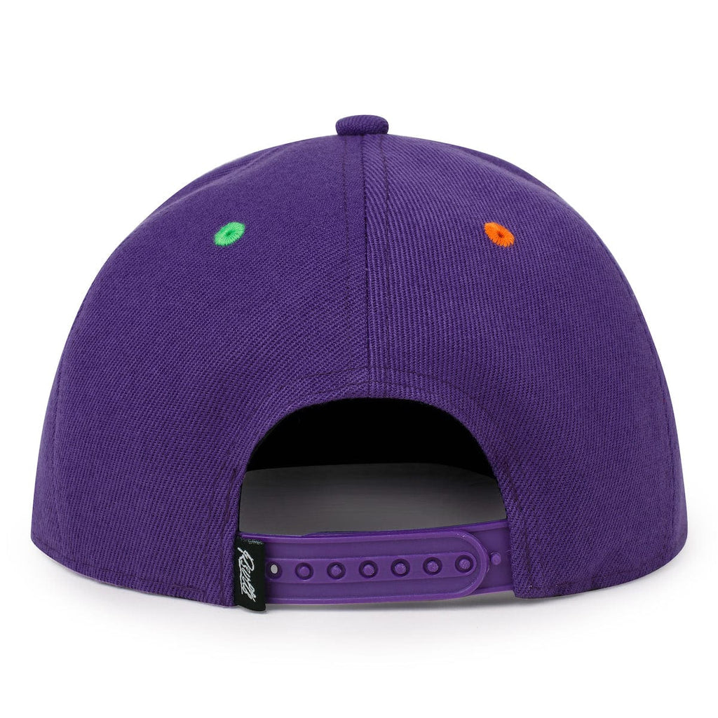 RSVLTS Perfectly Balanced Snapback Hat in Purple — detail 4