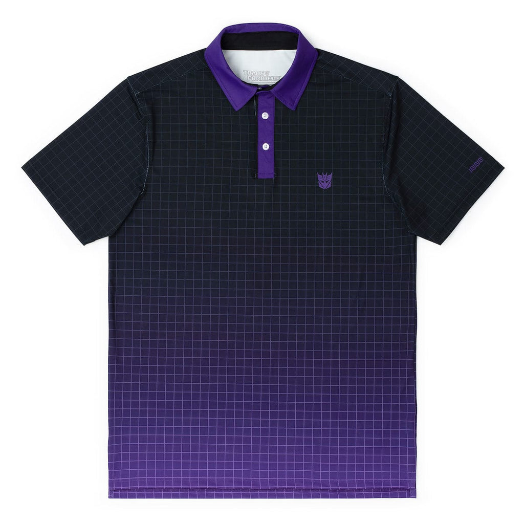 RSVLTS Team Decepticon All-Day Polo in Black — front view