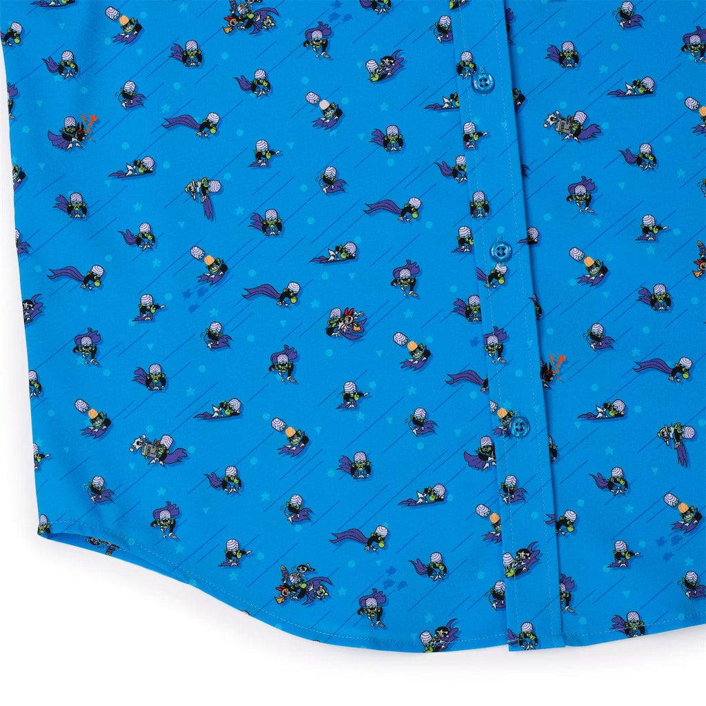 RSVLTS I AM MOJO JOJO KUNUFLEX Short Sleeve Shirt in Blue — detail 11
