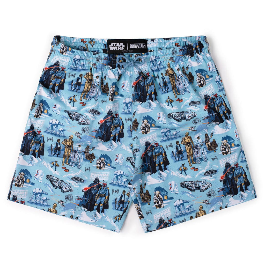 RSVLTS Sweet Dreams, Rebels! Hybrid Shorts in Blue — front view