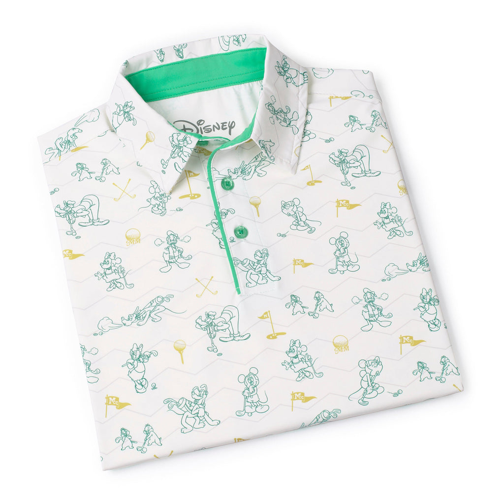 RSVLTS Mickey's Fairway Friends All-Day Polo in Green — detail 10