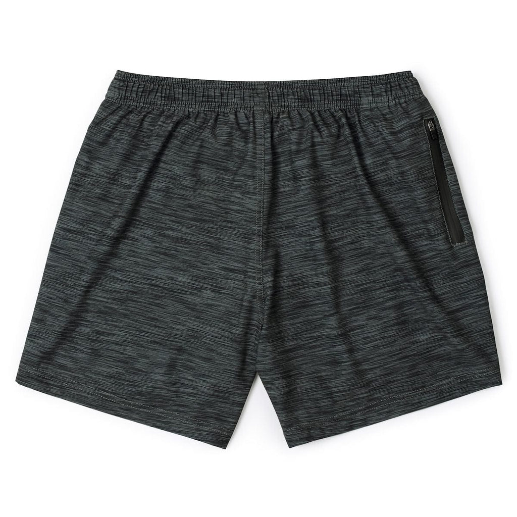RSVLTS Heather Black V1 Lined Training Shorts in Black — detail 11