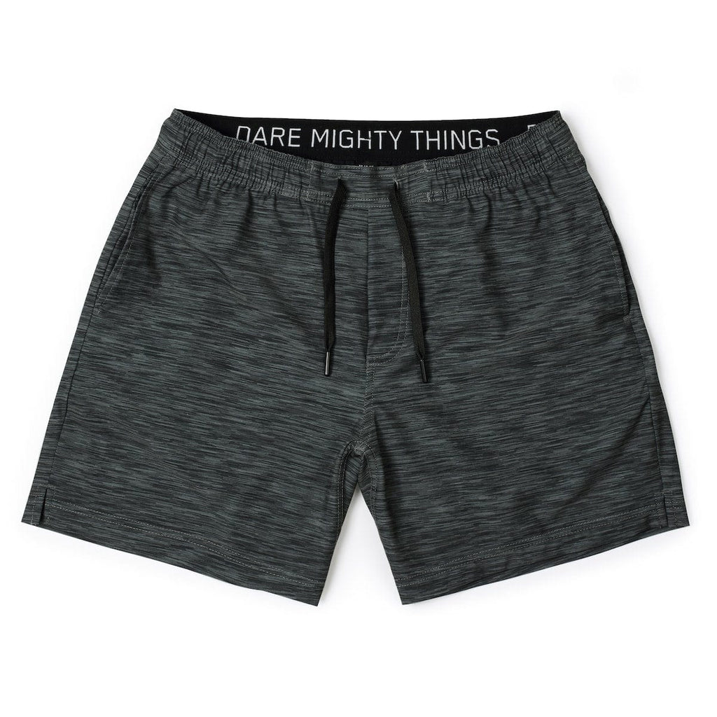 RSVLTS Heather Black V1 Lined Training Shorts in Black — detail 10