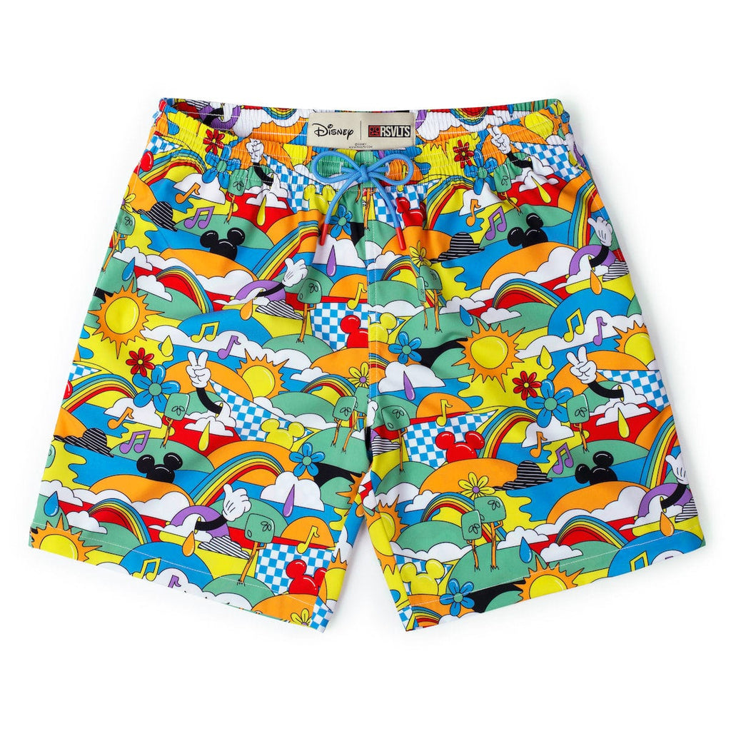RSVLTS Dreamland Drip Hybrid Shorts in Multicolor — front view