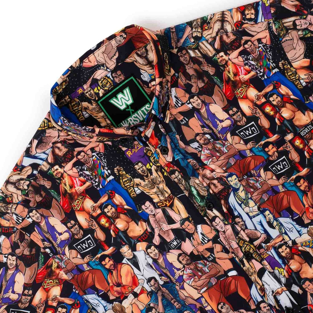 RSVLTS The Tribute KUNUFLEX Short Sleeve Shirt in Multicolor — detail 6