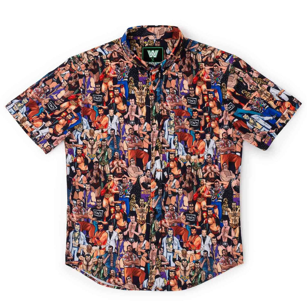 RSVLTS The Tribute KUNUFLEX Short Sleeve Shirt in Multicolor — detail 3