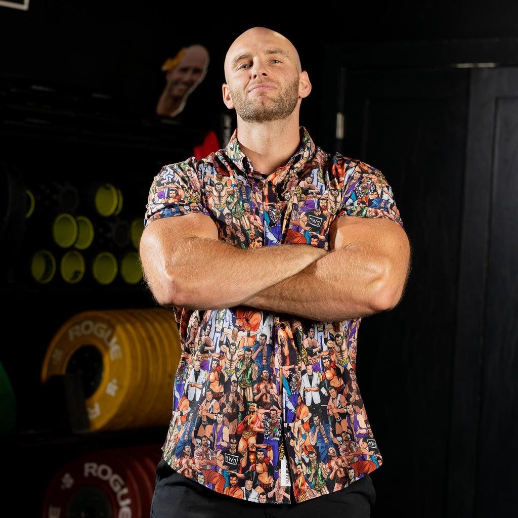 RSVLTS The Tribute KUNUFLEX Short Sleeve Shirt in Multicolor — detail 4