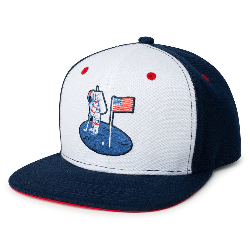 RSVLTS One Small Putt For Man TLB Hat in Blue — front view