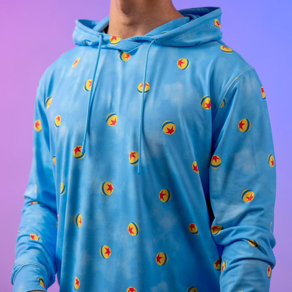 RSVLTS Pixar Ball Performance Hoodie in Blue — detail 5