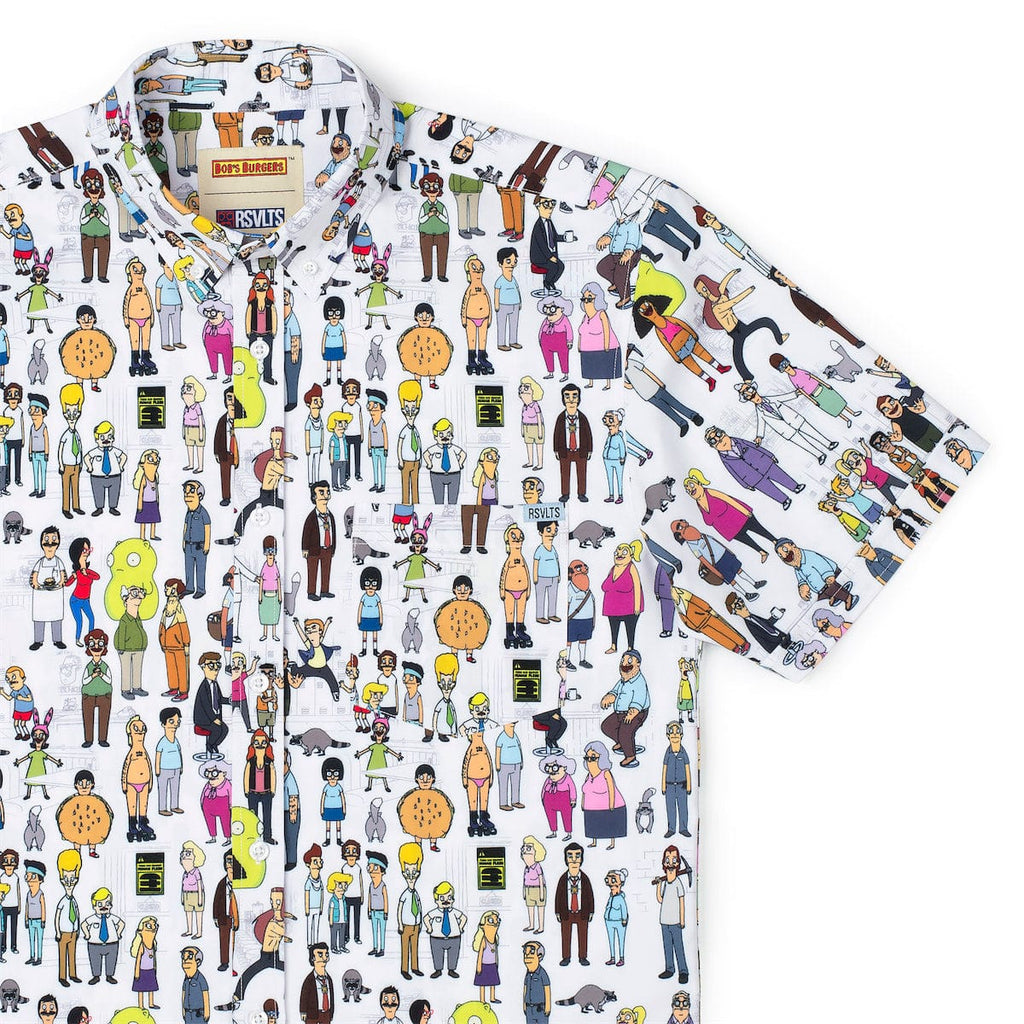 RSVLTS Grand Re-Re-Re-Opening! KUNUFLEX Short Sleeve Shirt in Multicolor — front view