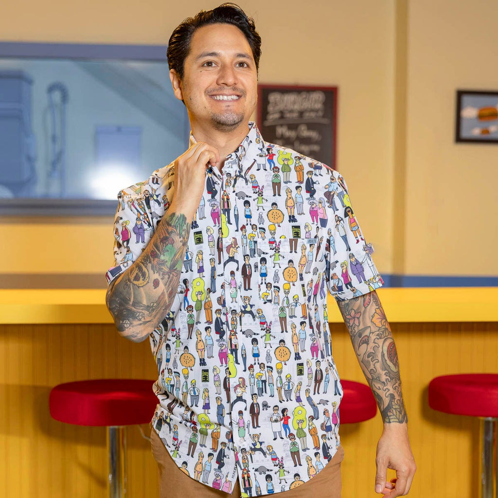 RSVLTS Grand Re-Re-Re-Opening! KUNUFLEX Short Sleeve Shirt in Multicolor — detail 3