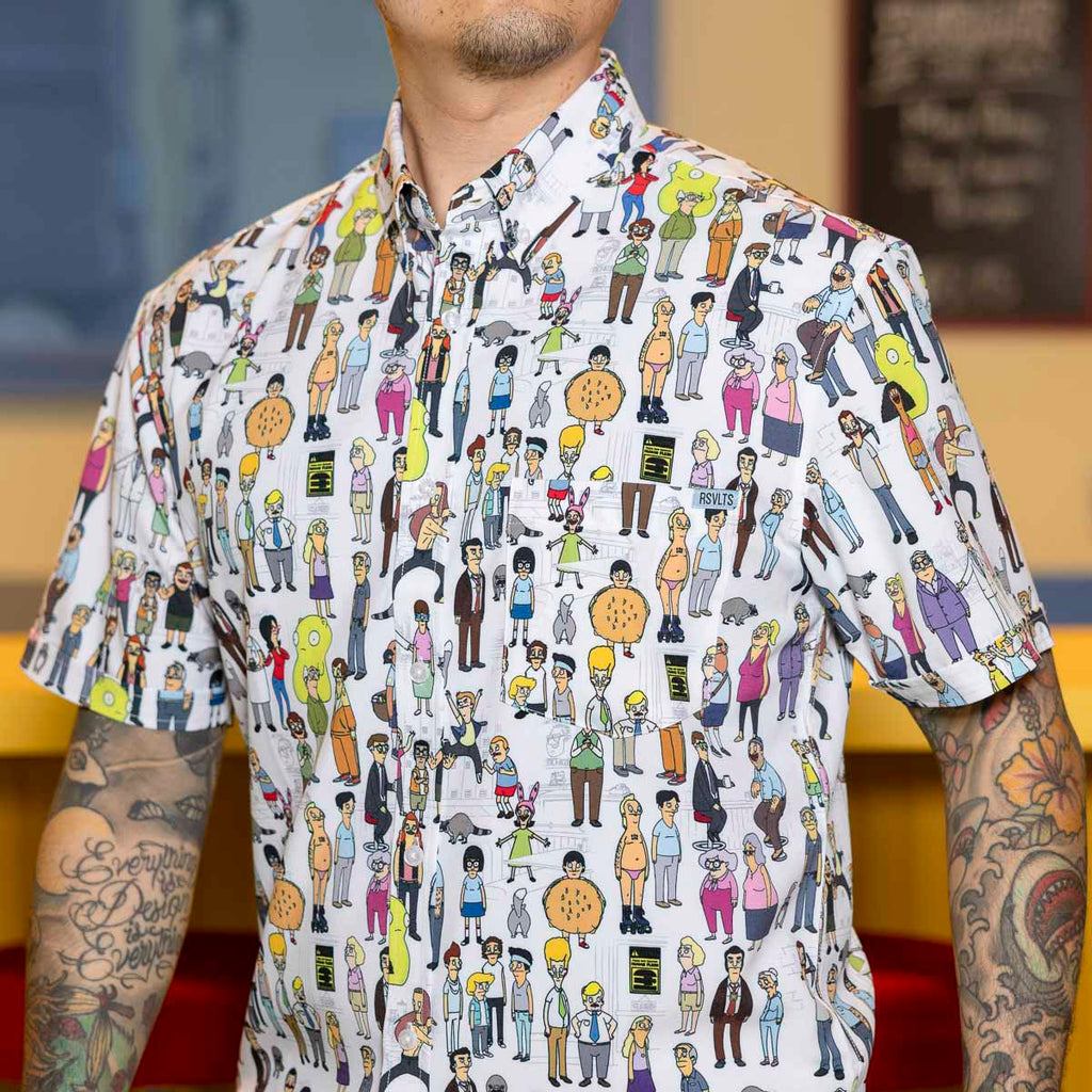 RSVLTS Grand Re-Re-Re-Opening! KUNUFLEX Short Sleeve Shirt in Multicolor — detail 5