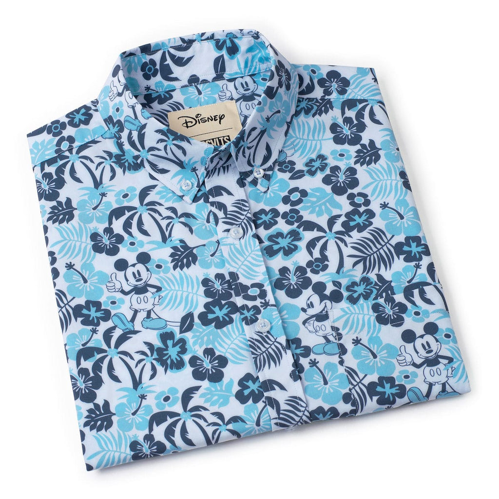 RSVLTS Aloha Pal KUNUFLEX Short Sleeve Shirt in Blue — detail 9