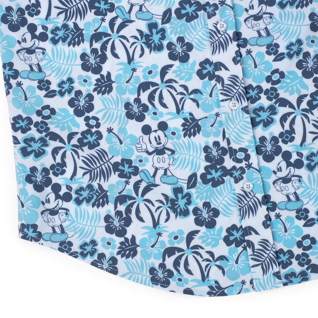 RSVLTS Aloha Pal KUNUFLEX Short Sleeve Shirt in Blue — detail 8