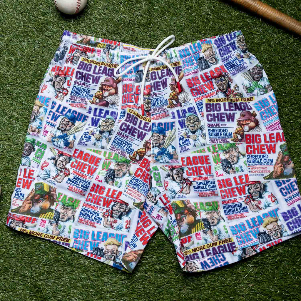RSVLTS Vintage Pouches Hybrid Shorts in White — detail 3