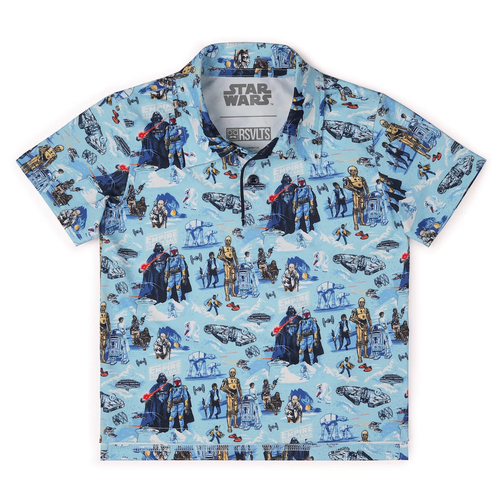 RSVLTS Sweet Dreams, Rebels! Preschool All-Day Polo in Blue — detail 5